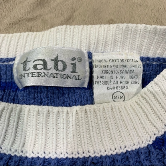 Rare Vintage Tabi International Canadian MallBrand Cotton Sweater 90s Nostalgia - Picture 5 of 7